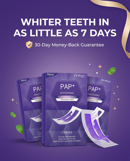 Whitening Teeth Strips Purple Teeth Strips Dry-application