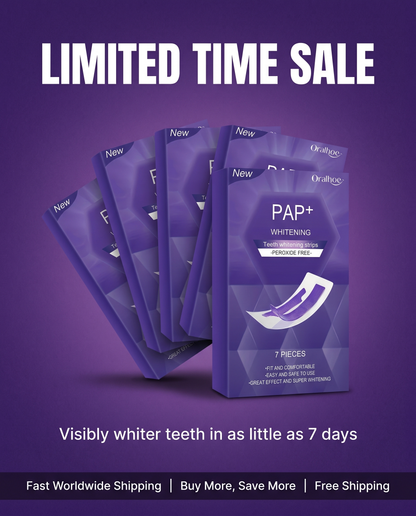 Whitening Teeth Strips Purple Teeth Strips Dry-application