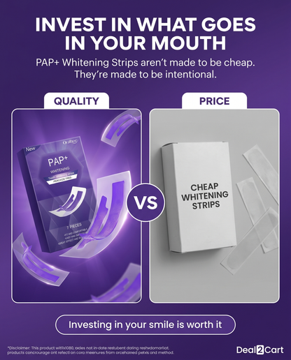 Whitening Teeth Strips Purple Teeth Strips Dry-application